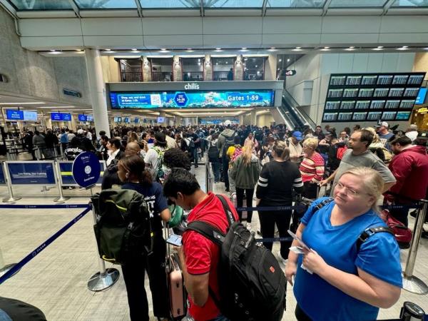 Busy Orlando International Airport